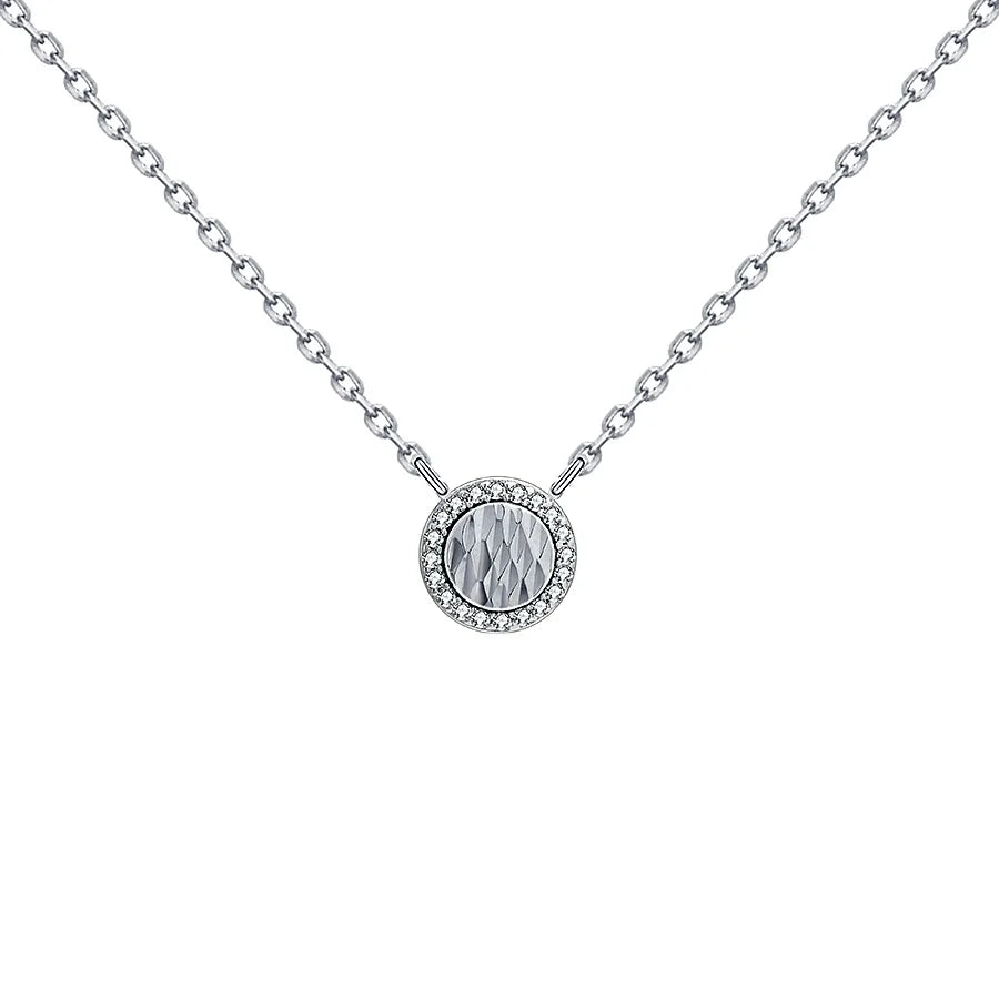 925 Sterling Silver Circle Pendant Necklaces for Women925 Sterling Silver Jewelry Fine Jewelry Necklaces