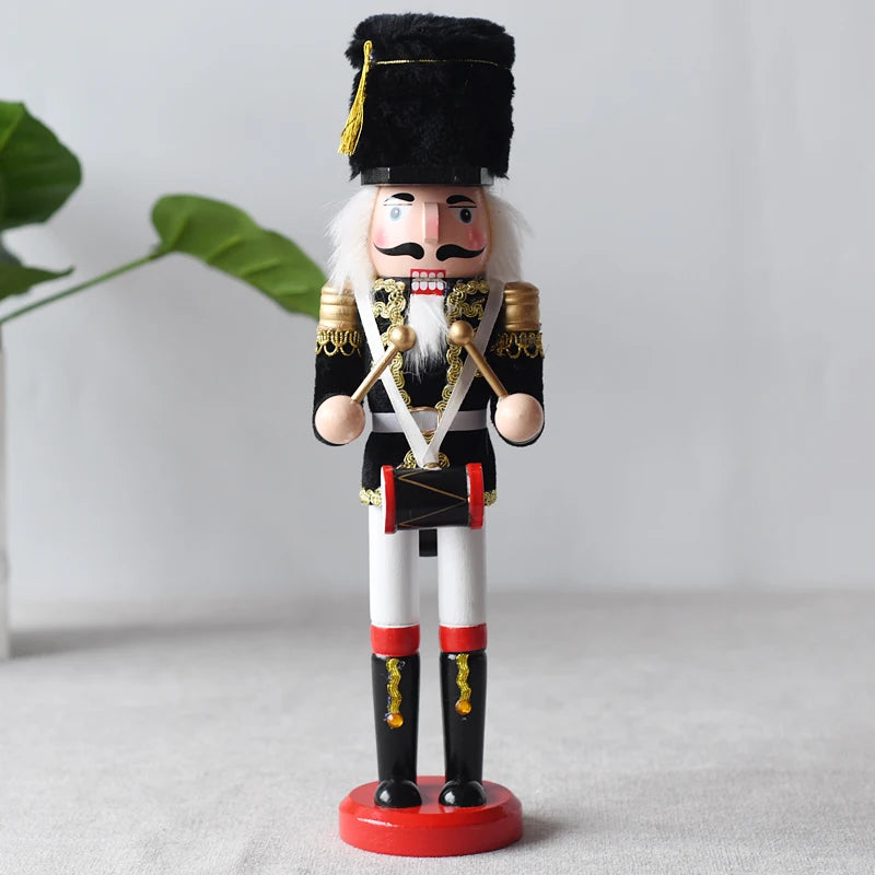 30cm Delicate Englishman Solider Drum Nutcrackers for Christmas Gift