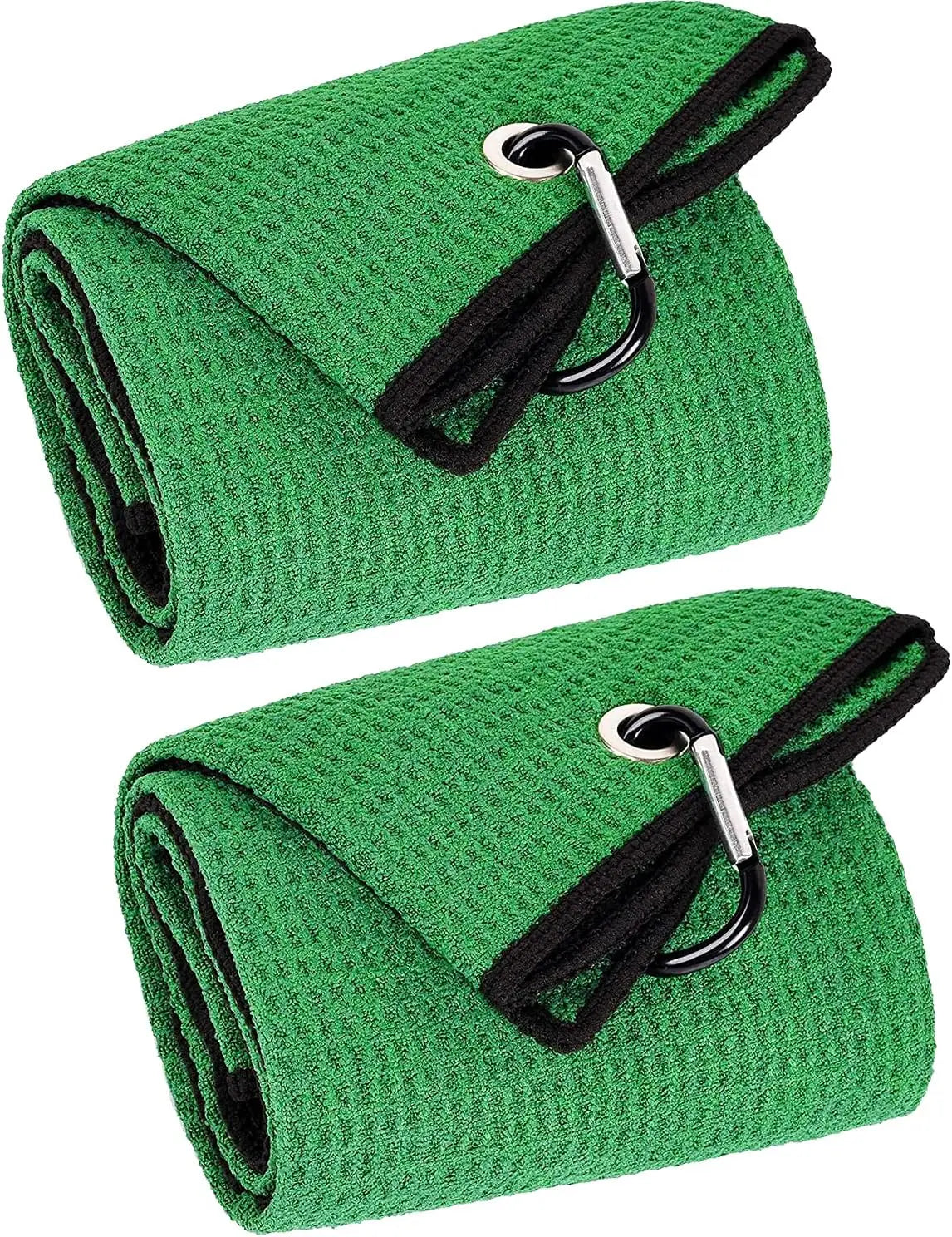 Wholesale Microfiber Waffle Weave Golf Towels Custom Logo Printed Jacquard Technics Manufactured in China