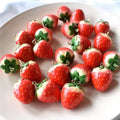 Dainty 20*30mm 3D Simulation Fruit Strawberry Pendant Lightweight Resin Charm for Diy Necklace Bracelet Jewelry Accessories