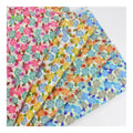 Beautiful Floral Printed Cotton Fabric Breathable and Woven for Girls' Dresses