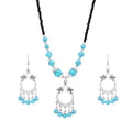 Bead Women Jewelry Sets Bohemian Ethnic Pendant Necklace Earrings Sets