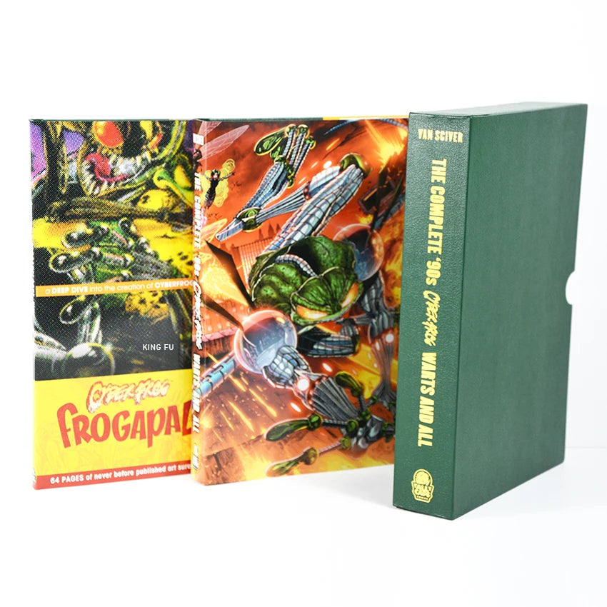King Fu Custom 4C/4C Colouring Manga Comic Hot Stamping Slipcase Case Bound Book Cmyk Leather Cover Printing Service Custom Size