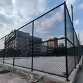 Easily Assembled Pvc Coated Chain Link Fence Tennis Basketball Football Field Chain Link Fence ECO Friendly Diamond Wire Mesh
