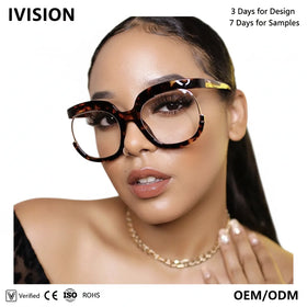 I Vision Owl Eyeglasses Frame New Anti-Blue Light Classic Trend of Europe and the United States Round Frame Model 92104