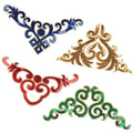 Diy Costume Decorative Accessories Cloud Cloth Stickers Iron-on Clothes Dress Hat Label Embroidery Sequined Applique Patch