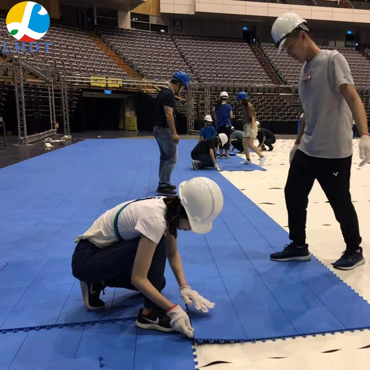 Excellent Quality New Coming Plastic Indoor Soccer Flooring Tiles Hockey Court Floor