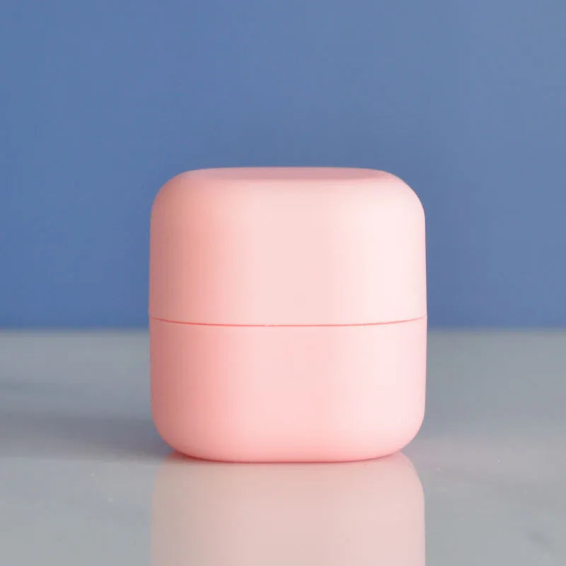Wholesale Cheap Price New Design Plastic square Shape Empty pink Purple Green Color 7 g Lipstick case Lipbalm Tube Container