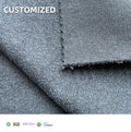 GOTS Certificate 68% Organic Cotton 28% Bamboo 4% Spandex Peach Feel Terry Fabric for Sports Hoodies Joggers