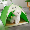 USMILEPET Wholesale 400D Oxford Cloth Waterproof Portable Pet Tents Multi-function Breathable Dog House and Cat Cage for Sleep