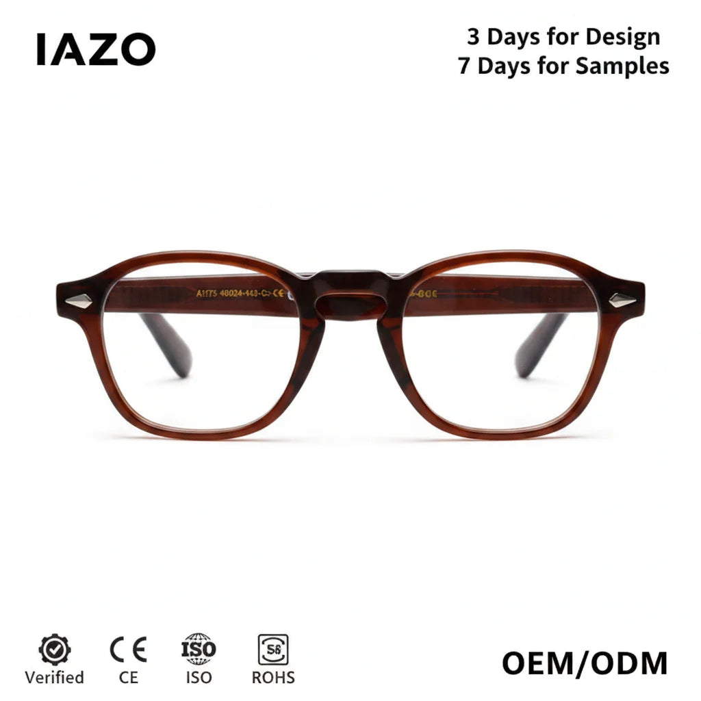 2024 High Quality Fashion Glasses for Women Men Personality Acetate Optical Frame Plate Glasses Custom Logo