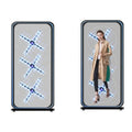HDFocus Event Decor High Resolution Four Blades 65cm Ventilador Holografico 3D Hologram Fan Advertising Playing Equipment
