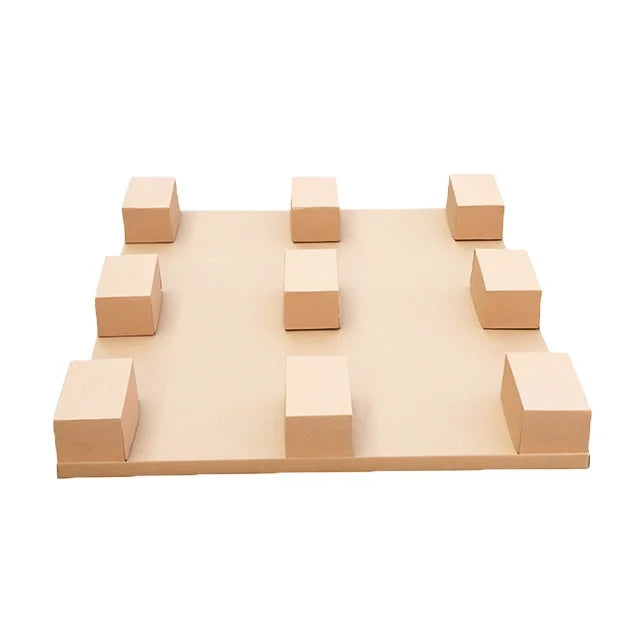 Best Selling Single Faced Corrugated Honeycomb Paper Euro Pallet Industrial Application 4-Way Entry Reusable 1000KG Load Custom