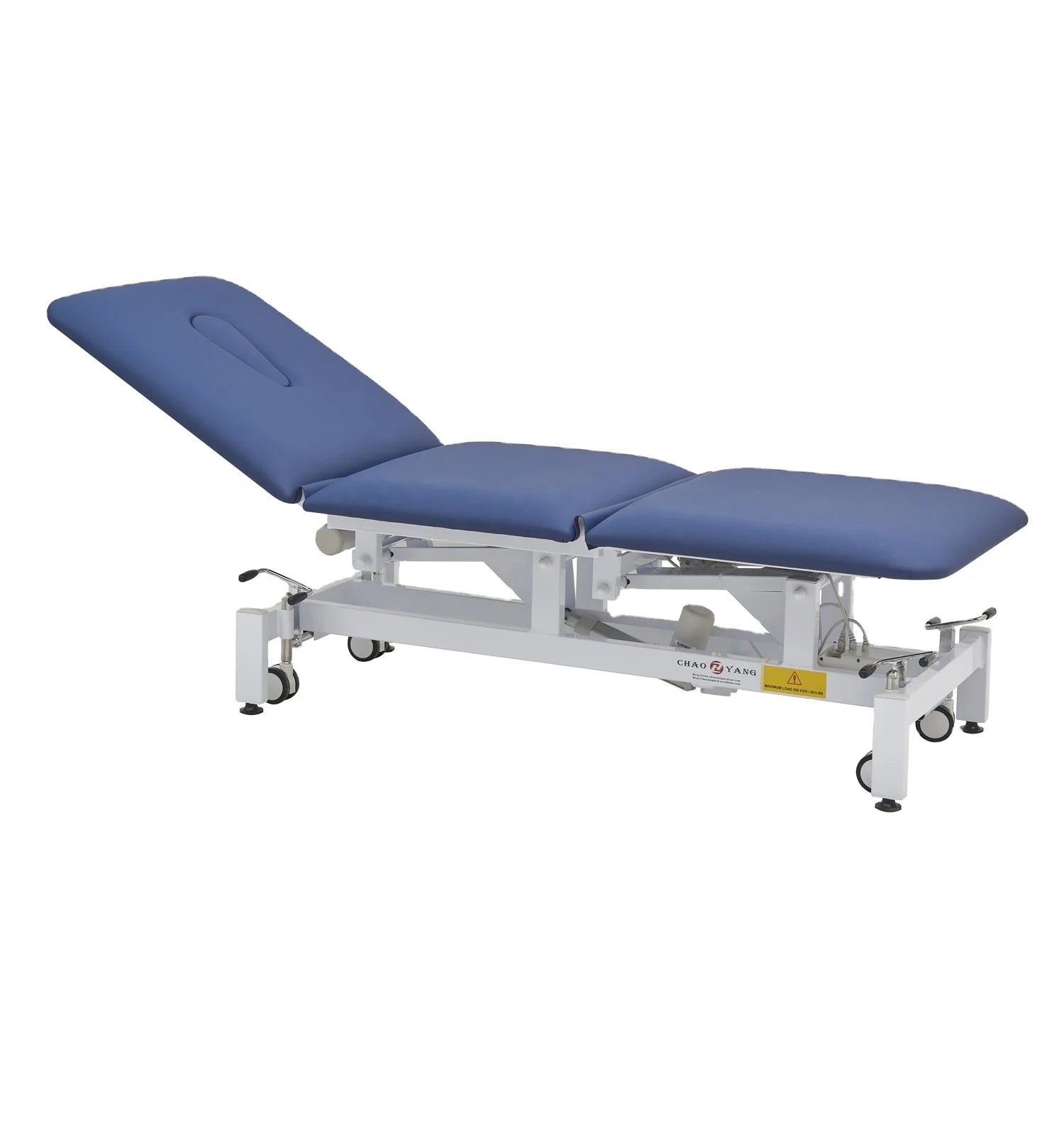 Three Motors Electric Metal Examination Couch Neurological Exercise Therapy Stretcher Osteo Treatment Table for Gym & Hotel Use