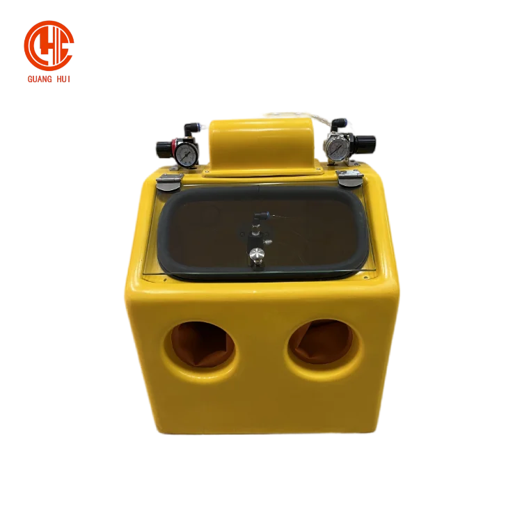 Portable 20W Orange Sand-Blasting Machine for Jewelry Cleaning 110V-220V New Condition Efficient Metal Workbenches