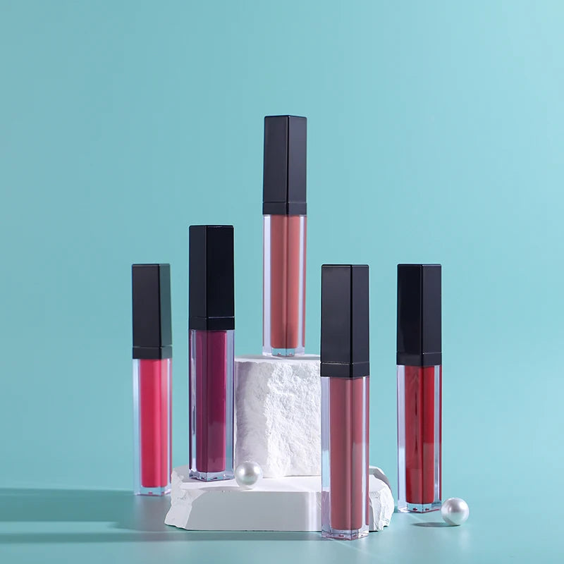 High Quality Lips Cosmetics Makeup Custom Your Own Brand Non-Cracking Nonstick Waterproof Matt Liquid Lipstick