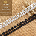 100% Polyester Water Soluble Embroidered Lace Fabric for Decorations Curtains Evening Dresses-French Lace/Chemical Lace