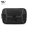 Customizable PU Leather Cross-Body Waist Bag with Nylon Zipper Portable Fashionable Fanny Pack Belt for Men Women Made in China
