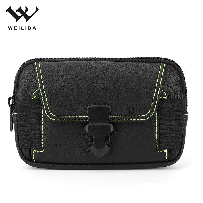 Customizable PU Leather Cross-Body Waist Bag with Nylon Zipper Portable Fashionable Fanny Pack Belt for Men Women Made in China