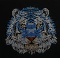 Designer Lion Patch Flat Back Crystal Rhinestone Transfer for Clothing Hot-Fix Glass Rhinestones Popular Clothing Accessory