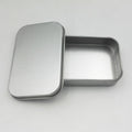 Custom Offset Printed Eco-friendly Rectangular Square Metal Tinplate Container Hinged Tin Box Custom Color for Lotion Face Cream