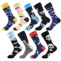 Whale Promotional Various Durable Using Skull Socks for Men Cat Shark Daily Socks Colorful Cartoon Socks