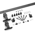 Heavy Duty Modern Rustproof 10ft Single Track Sliding Barn Door Hardware Kit Accessories