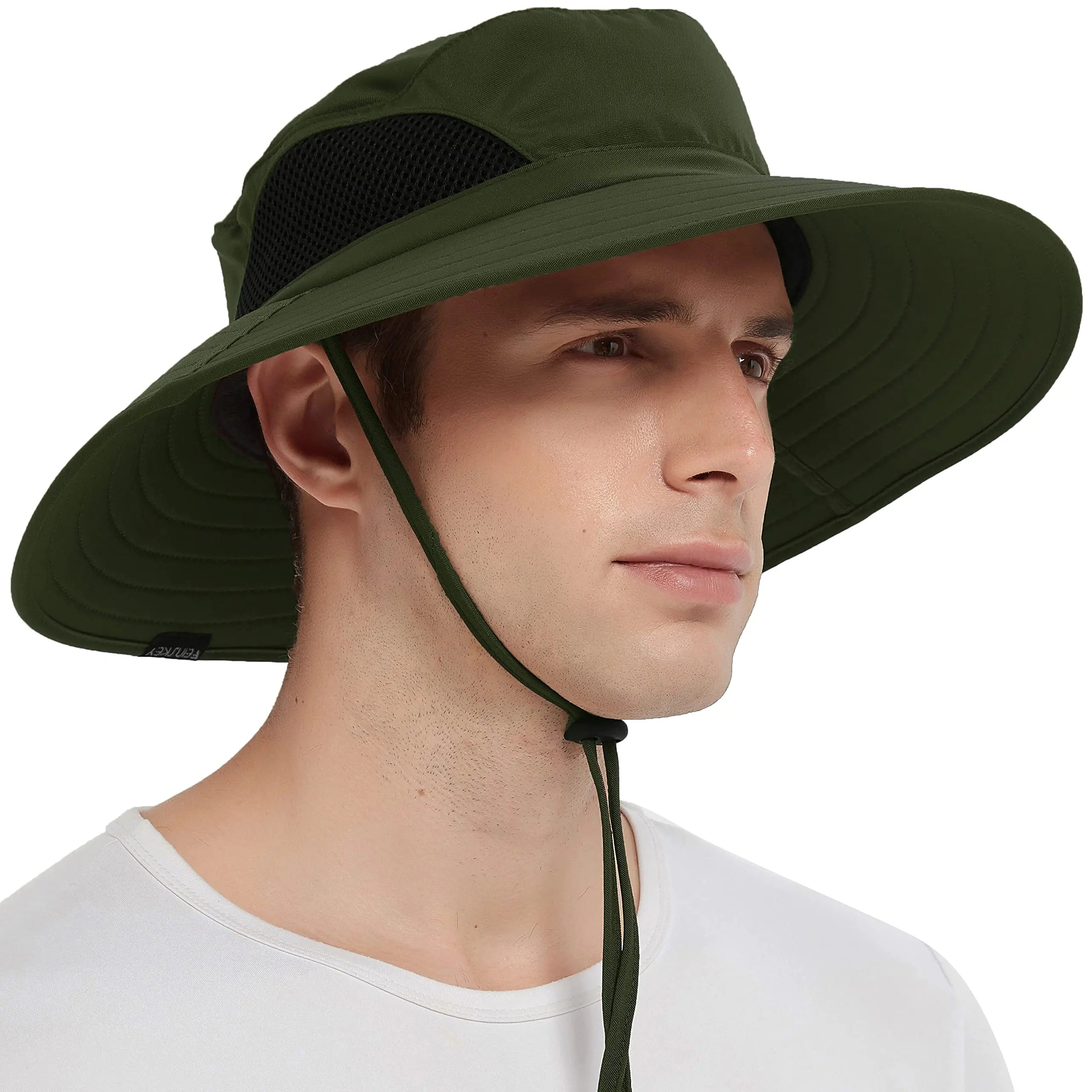 Outdoor Breathable Bucket Hat Summer Sunscreen Fishing Hat Waterproof Fabric Suitable for Daily Life Mountaineering and Fishing