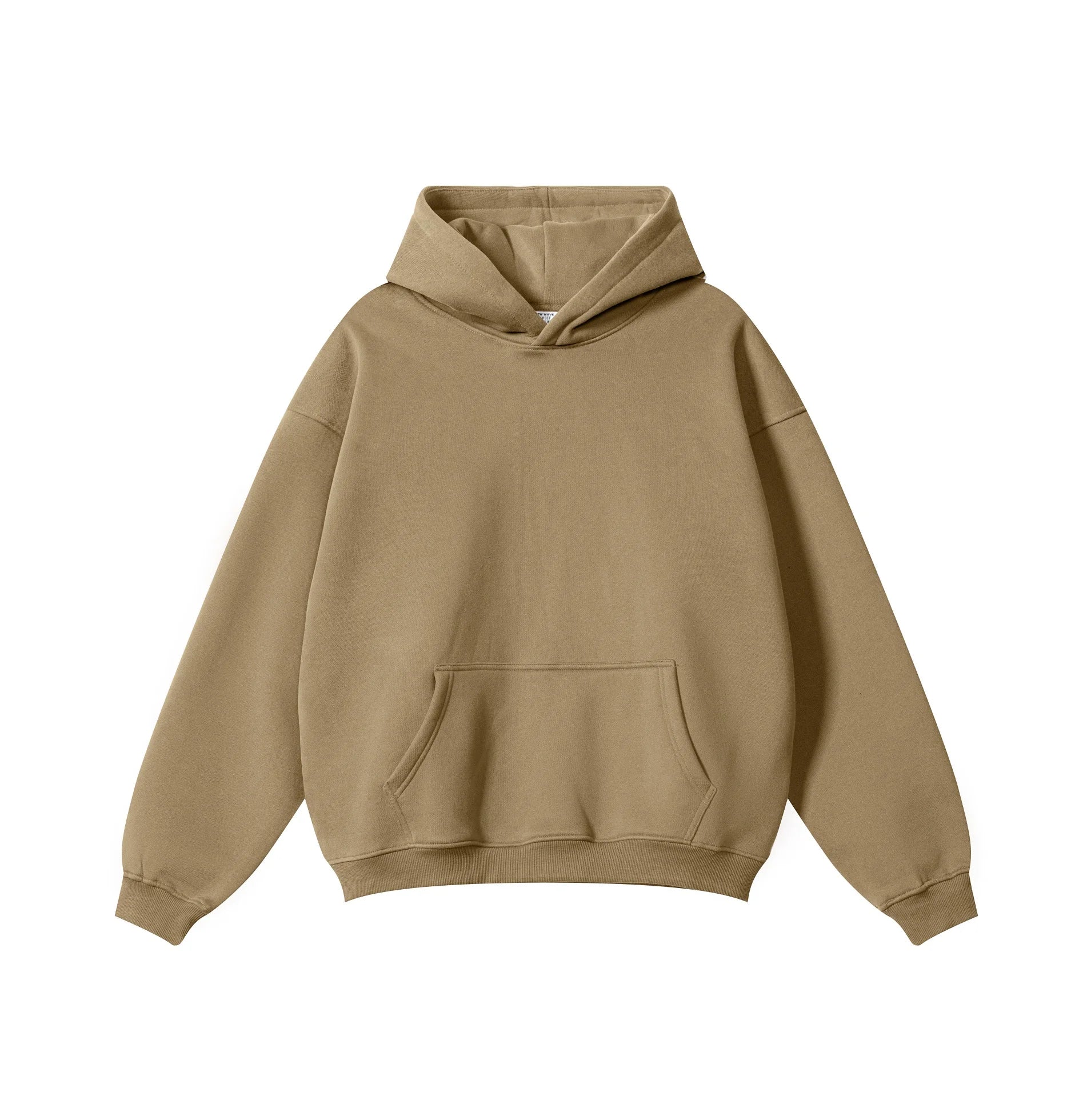 Wholesale 420gsm 100% Cotton Oversized Drop Shoulder Heavyweight Fleece Solid Winter Embroidered Hoodies