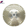 125MM DEYI  Manufacture Star Dotted Electroplated Diamond Saw Blade with M14 for Marble Granite Stone Cut Grind