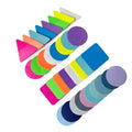 New Morandi Office Colored Transparent PET Sticky Notes School Student Memo Pad Stationery Supplies Customize 160pcs/set