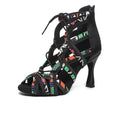 L523 Satin High-end Fashion Dance Shoes for Women Latin Dance Shoes