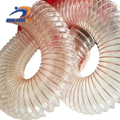 Industrial Vacuum Hose PU Polyurethane air Duct Pu Ducting Dust Collection Hose