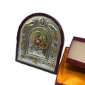 Jesus Maria Peacock Frame MDF Handmade Durable Painted Wall Hanging Religious Statue