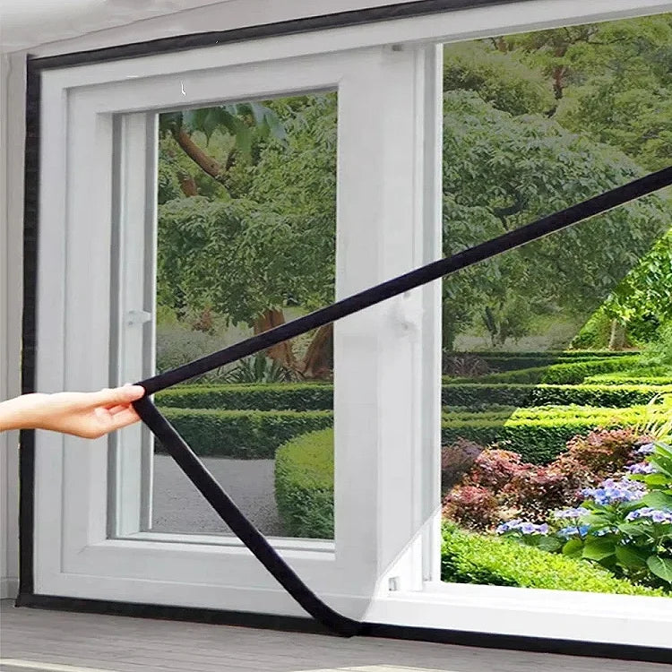 Window Mosquito Net Self-adhesive Anti Door Mosquito Mesh Free Cutting Mosquito Net Anti Fly Insect Curtain Screen Storage Box