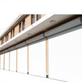 Modern Design Automatic Rolling Windproof Garage Door with Aluminum Alloy Construction White Roller Top Shutter Doors