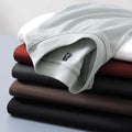 FLN Wholesale Custom Printed Logo T-Shirt for Men Plain White Black Tee Knitted Fabric Long Sleeve T Shirt