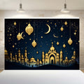 Ramadan Theme Colorful 100X150cm Polyester Fabric Backdrop ROMANCE Style Digital Printing Portable Party Promotional Supplies