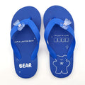 Hot Sales Glow-in-the-Dark Bear Decorated Kids Flip-Flops Slippers Rubber Comfortable Summer Footwear