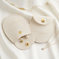 PandaSew Custom Logo Luxury 1.4mm Microfiber Ring Necklace Earrings Gift Package Button Bag Jewelry Pouch