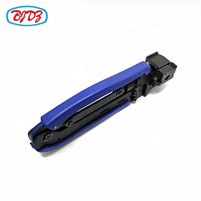 DIY Grade Coaxial Cable Crimping Tool CATV RG59 RG6 RG11 F BNC RCA Connector Cable Stripping Tool OEM Customizable