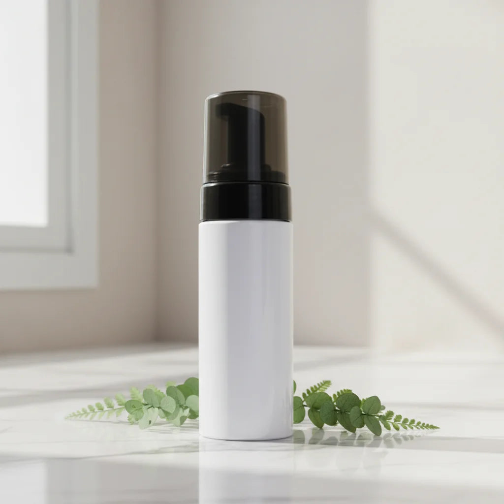 Wholesale 120ml Luxury Square PET Plastic Body Wash Bottle Empty Conditioner Bottles with Pump Minimum Order 100pcs