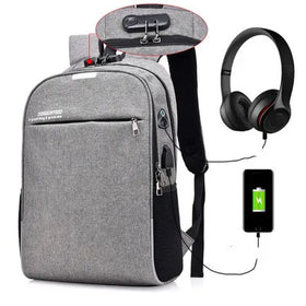 Hot Sell Anti-theft USB Charging Smart Laptop Backpack Bag with Security Coded Lock Large Capacity School Bags for Men Backpack
