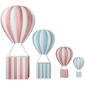 Manufacturer Pink Sky Blue Romantic Decor Big Fiberglass Hot air Balloon Model for Valentine's Day