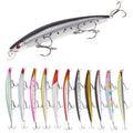 Ready to Ship Floating 23g 10mm 11 Colors Artificial Lure Simulated Skin Strong Hooks Minnow Lure for Bass for Boat Fishing MegaBDM