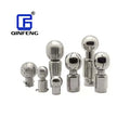 QINFENG Sanitary Tri Clamp Fixed 360 Deg Rotary Tank Cleaning Spray Ball Stainless Steel 304/316L Pipe and Elbow for Drinks