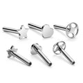 G23 ASTM F136 Titanium High Grade Wedding Nostril Stud Spiked Cartilage Helix Earrings Hinged Clicker Nose Rings Daith Piercing