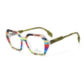 HPT051 High End Laminate Acetate Optical Frame Cat Eye Fashion Women Custom Design Optical Frame Eyeglasses Manufacturers