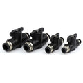 4/6/8/10/12mm Black Pneumatic Connector Quick Adapter BUC Hand Valve Switch Water Tube Fittings OEM Customizable Shut Ball Valve