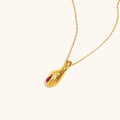 Vintage Hand Zircon Pendant Necklace 18k Gold Plated Jewelry Stainless Steel Gold Plated Necklace for Couple
